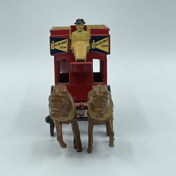 Matchbox Lesney Models of Yesteryear No. 12 Horse Bus Lipton's Tea No Box - Picture 10 of 16